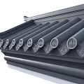 Traditional Chinese Architectural Roof Components With Curved Tiles And Decorative Eaves