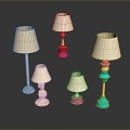 Table Lamp Industrial Table Lamp Homemade Table Lamp Industrial Wind Folding Table Lamp Lighting Lamps Lighting Fixtures 3d model