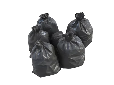 Garbage bag 3d model