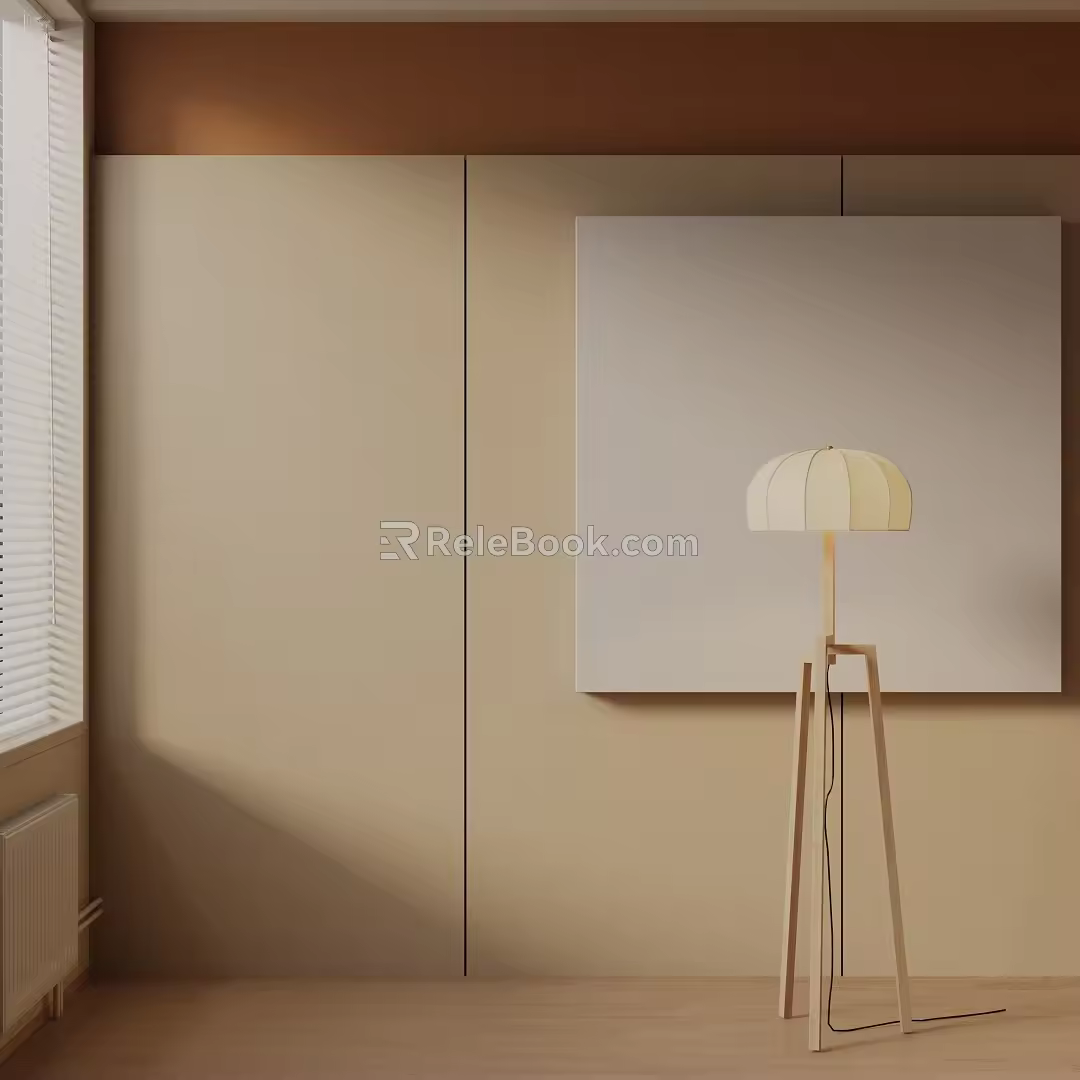 Modern floor lamp 3d model