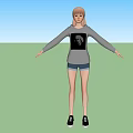 Characters 3d model