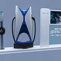 Xpeng Modern Smart Charging Station With Headphones And Display Screen 3d model