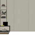 Elegant Luxury Storage Shelf With Metal Frame Marble Surface And Decorative Ornaments