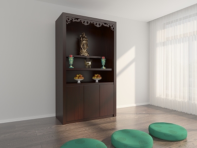 Buddha Shrine Cabinet 3d model