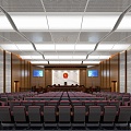 Modern Court Court Grand Court 3d model