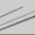 Sturdy Metal Clothes Hanger Rods For Wardrobe Hanging Clothes Organization