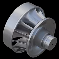 Industrial Equipment Precision Engineered Metal Impeller With Durable Blade Structure