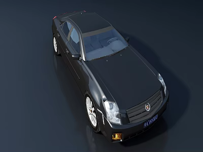 Black Sedan Car With Sleek Exterior Design Silver Alloy Wheels And Front Grille 3d model