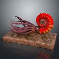 Cuttlefish Squid Cuttlefish Squid Squid Octopus Beads Squid Octopus Octopus Heart-fin Whip Squid 3d model