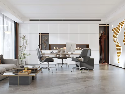 The Modern Office 3d model