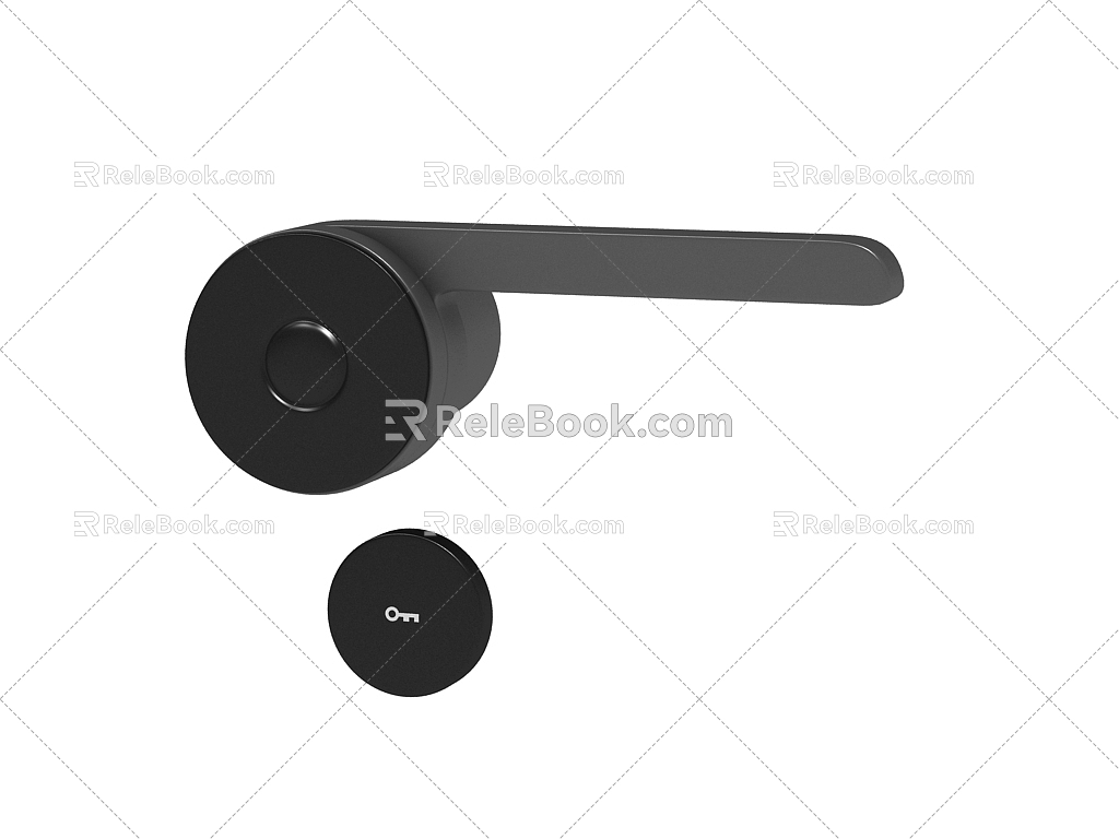 Modern Door Handle 3d model