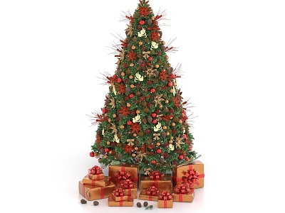 Christmas tree Christmas decoration 3d model