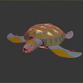 Turtle Cartoon Turtle Snapping Turtle Chickbill Turtle Reptile Cold Blooded Animal Reptile Class 3d model