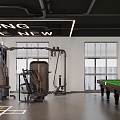 Modern Gym Entertainment Gym 3d model