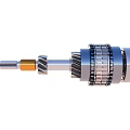 Industrial Equipment High Precision Mechanical Components With Steel Gears And Rotating Shaft