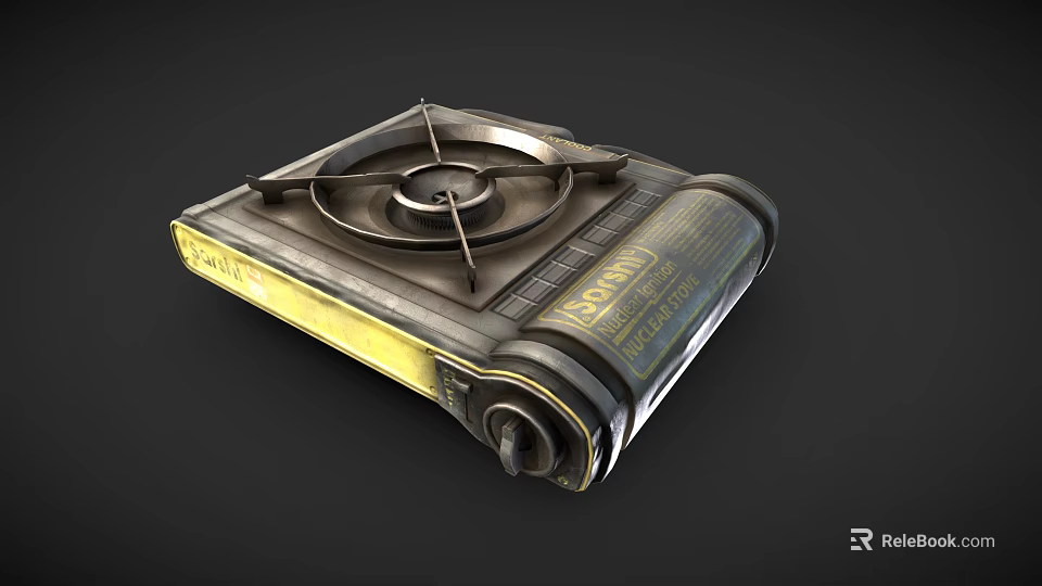 Industrial Portable Gas Stove With Stanley Brand World Class Design And Metal Construction 3d model 
