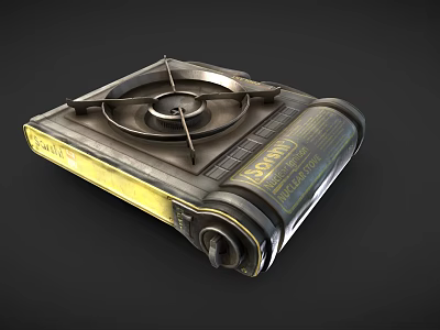 Industrial Portable Gas Stove With Stanley Brand World Class Design And Metal Construction 3d model
