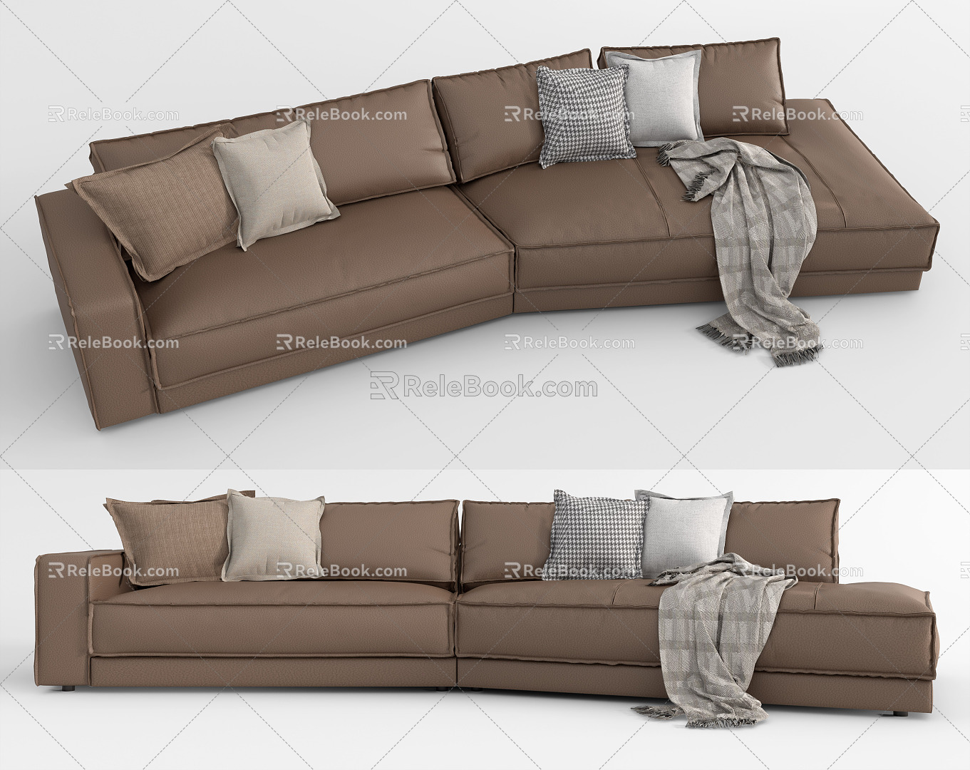 Modern Multiplayer Sofa Baxter Multiplayer Sofa Corner Sofa Seven Corner Sofa model