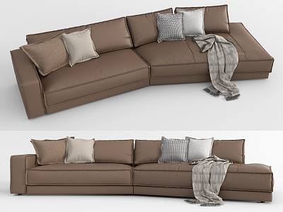 Modern Multiplayer Sofa Baxter Multiplayer Sofa Corner Sofa Seven Corner Sofa model