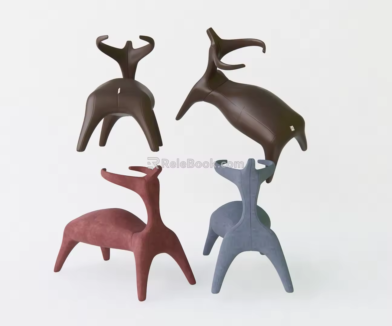 Modern Stool Child Stool 3d model
