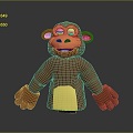 Monkey Monkey Cartoon Monkey Anime Monkey Stylized Monkey Fantasy Style Monkey Toy 3d model