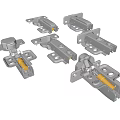 Stainless Steel Cabinet Hinges With Durable Metal Construction And Various Designs