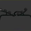 Metal Frame Dumbbell Rack With Multiple Weights For Home Gym Fitness