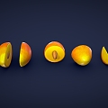 Cartoon Mango Stylized Mango Low Poly Mango Mango Core Mango 3d model