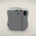Fujifilm Compact White Instant Camera With Classic Lens And Control Buttons