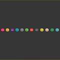 Stabilo Point 88 Markers With Multiple Colors Neatly Arranged For Color Selection