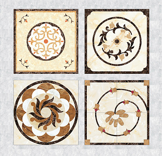 Modern Tile Stone Mosquet 3d model