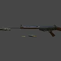L1A1 Self-Loading Rifle 3d model