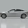 Silver Modern Sedan Car Exterior Design With Sleek Body Lines And Alloy Wheels