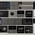 Modern switch socket intelligent control panel 3d model