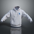 Modern Sweater Casual Wear Hoodie Spring and Autumn Clothing 3d model