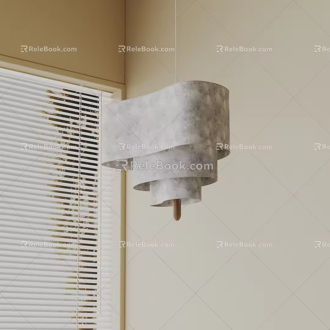 Modern chandelier 3d model