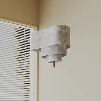 Modern chandelier 3d model
