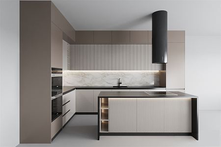 Modern Cabinet Home Kitchen 3d model