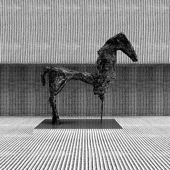 Modern Sculpture Bronze Horse Sculpture Ornaments 3d model