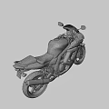 Sleek Modern Sport Motorcycle Design With Silver Body And Black Seat