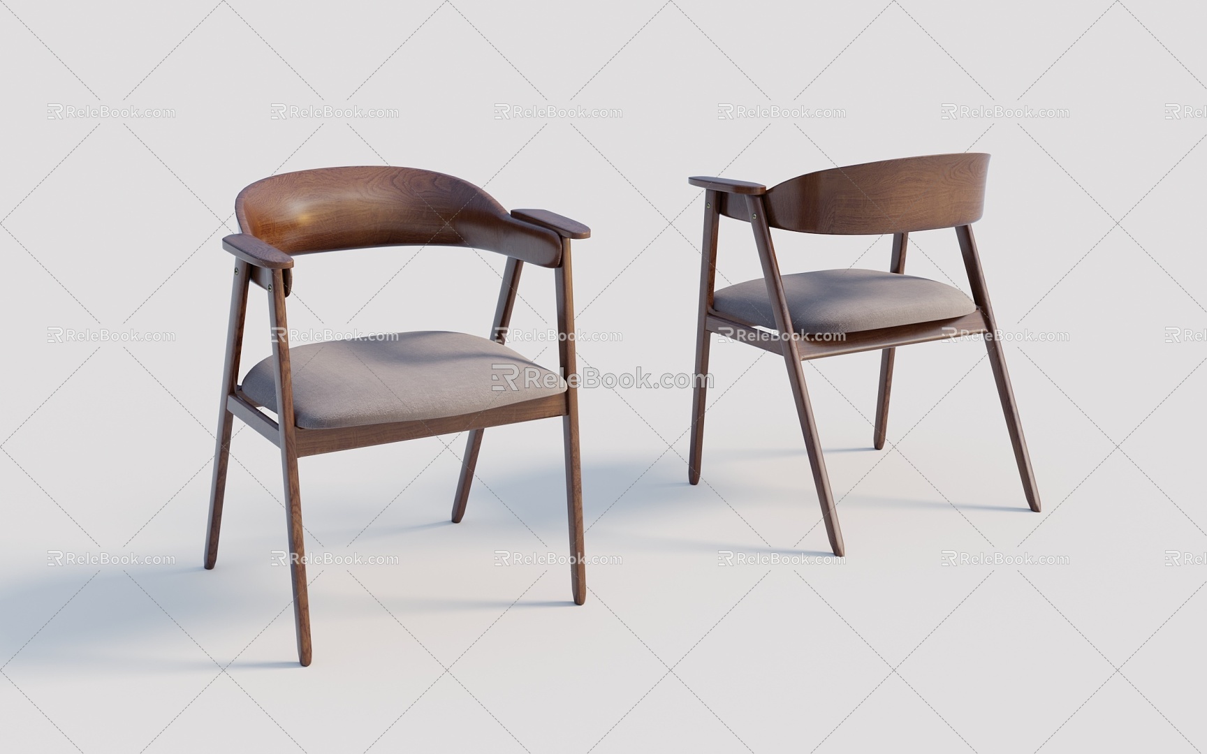 Chair Single Chair Dining Chair Leisure Chair 3d model