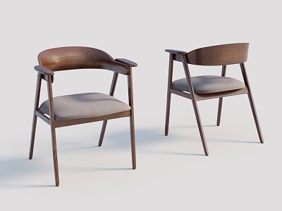 Chair Single Chair Dining Chair Leisure Chair 3d model