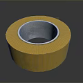 Strong Yellow Adhesive Tape Roll For Household Daily Use And Packaging