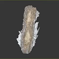 Rugged Natural Terrain With Brown Rocky Soil And White Layered Surface