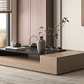 Middle Ancient Style Coffee Table 3d model
