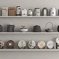 New Chinese Tea Set 3d model