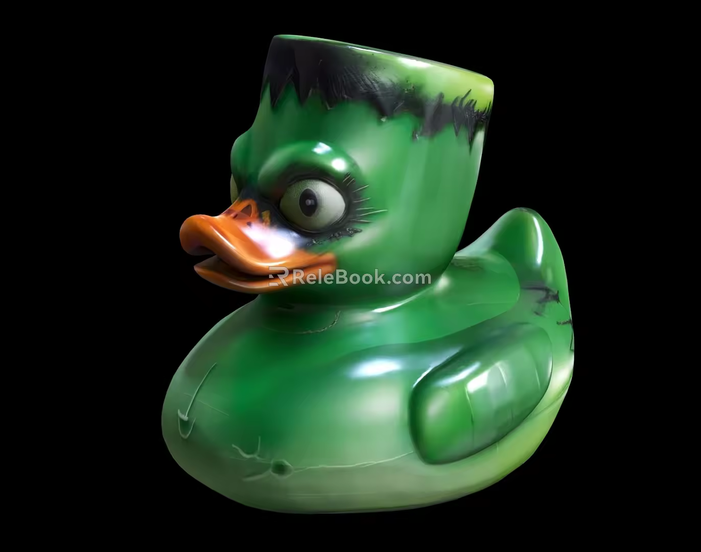 Duck Cute Duck Hand-made Blind Box Doll Decorations Hulk Duck Avengers 3d model
