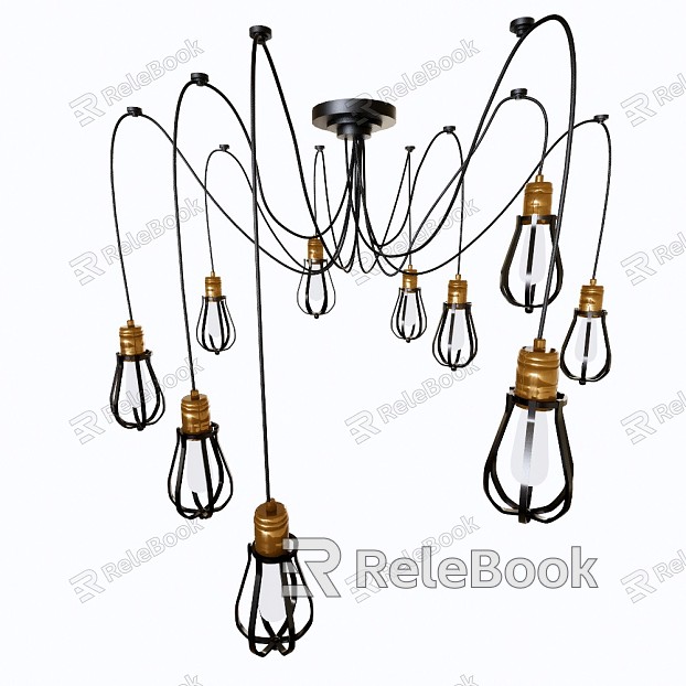 Industrial LOFT chandelier model