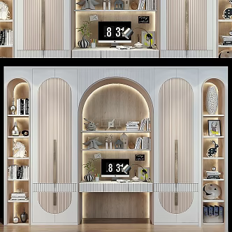 Modern wardrobe 3d model