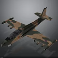 Camouflage Military Aircraft Model Showcasing Aerospace Design And Details